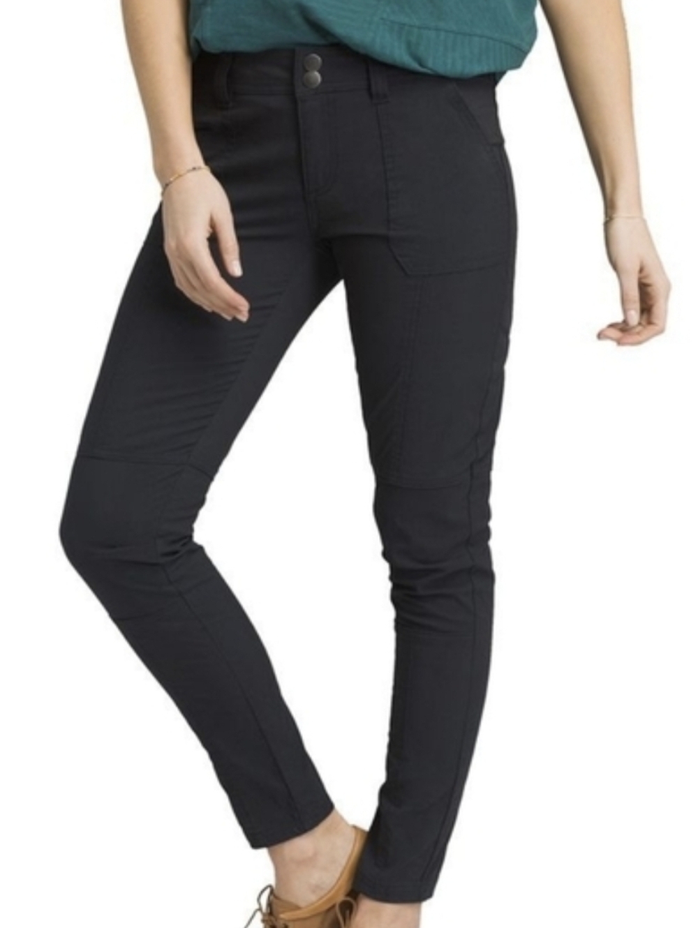 prAna Essex Slim Utility Hiking Pants Gorpcore Charcoal Gray 4